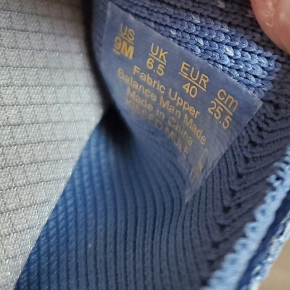 NWOT Life Stride X B Zee's Air Step Kissed Mule In Blue Size 9M - Picture 8 of 9